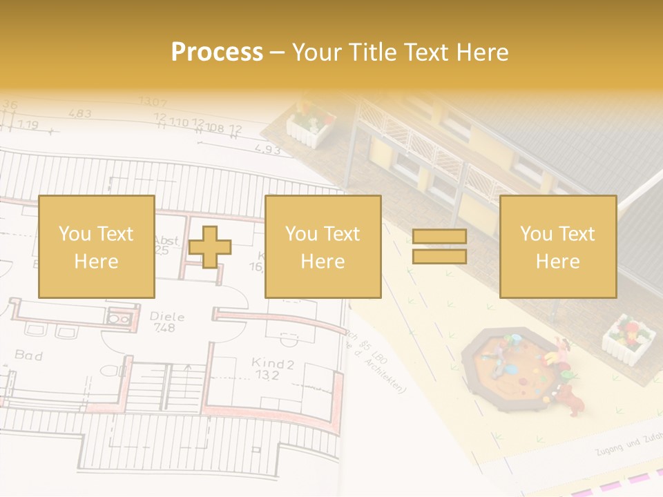 Alternative Energy Architecture Model Blueprint PowerPoint Template