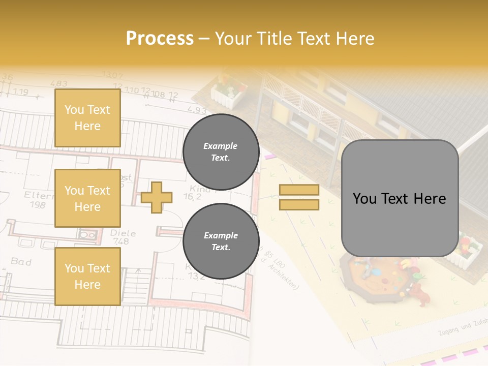 Alternative Energy Architecture Model Blueprint PowerPoint Template