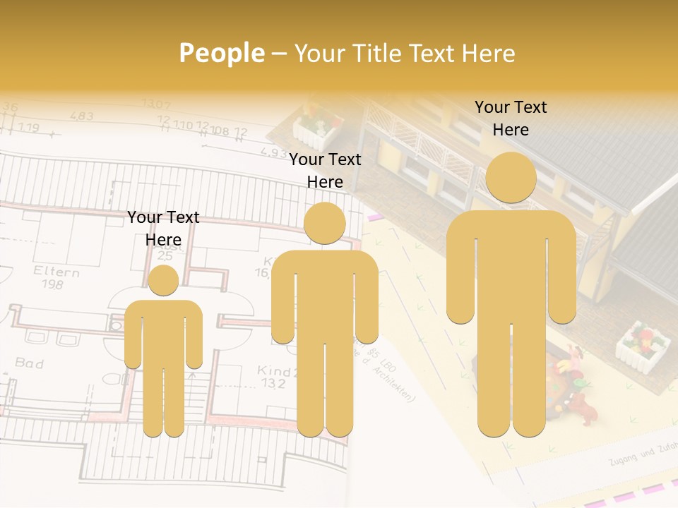Alternative Energy Architecture Model Blueprint PowerPoint Template