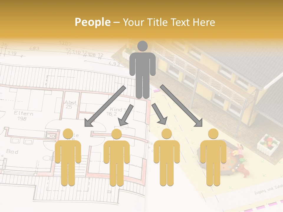 Alternative Energy Architecture Model Blueprint PowerPoint Template