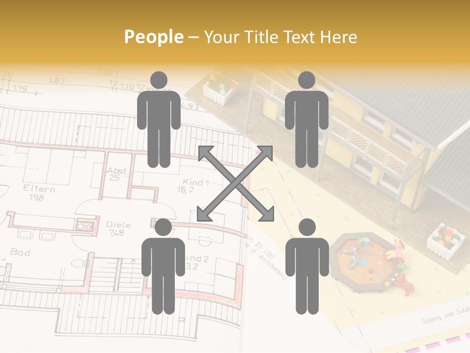 Alternative Energy Architecture Model Blueprint PowerPoint Template
