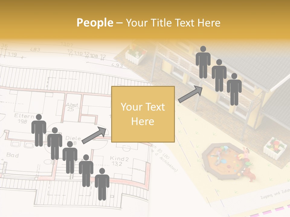 Alternative Energy Architecture Model Blueprint PowerPoint Template
