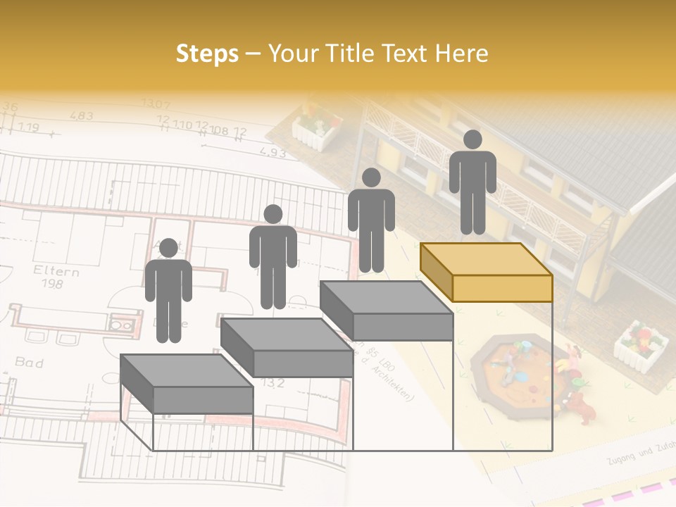 Alternative Energy Architecture Model Blueprint PowerPoint Template