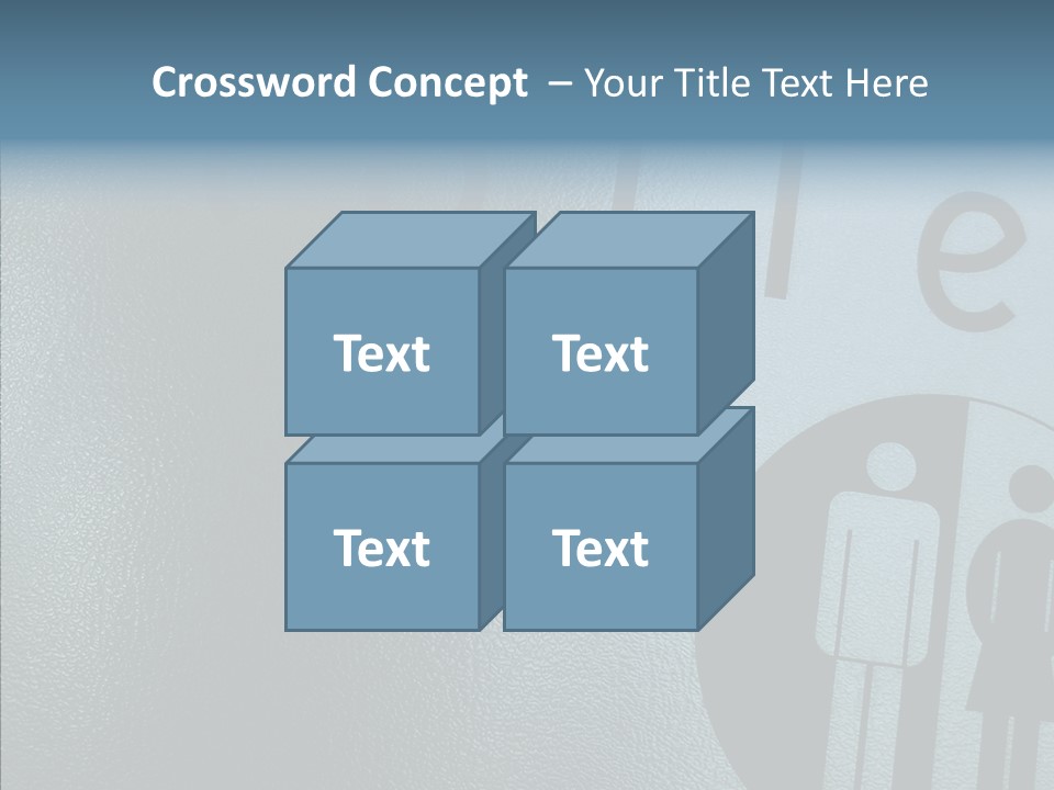 Reflection Symbol Metal PowerPoint Template
