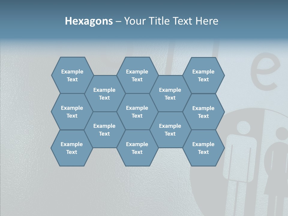 Reflection Symbol Metal PowerPoint Template