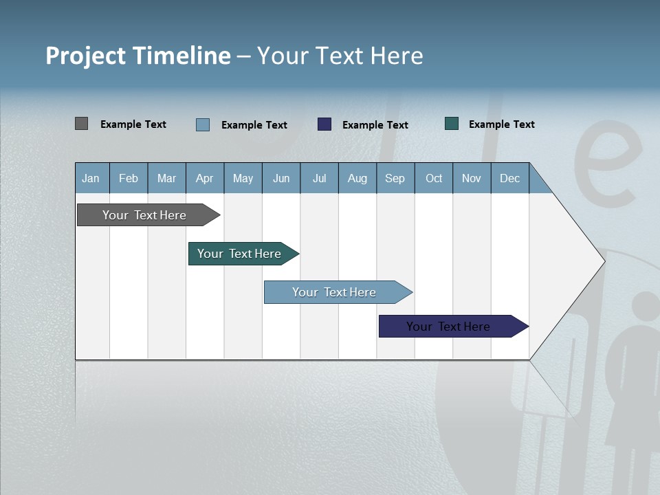 Reflection Symbol Metal PowerPoint Template