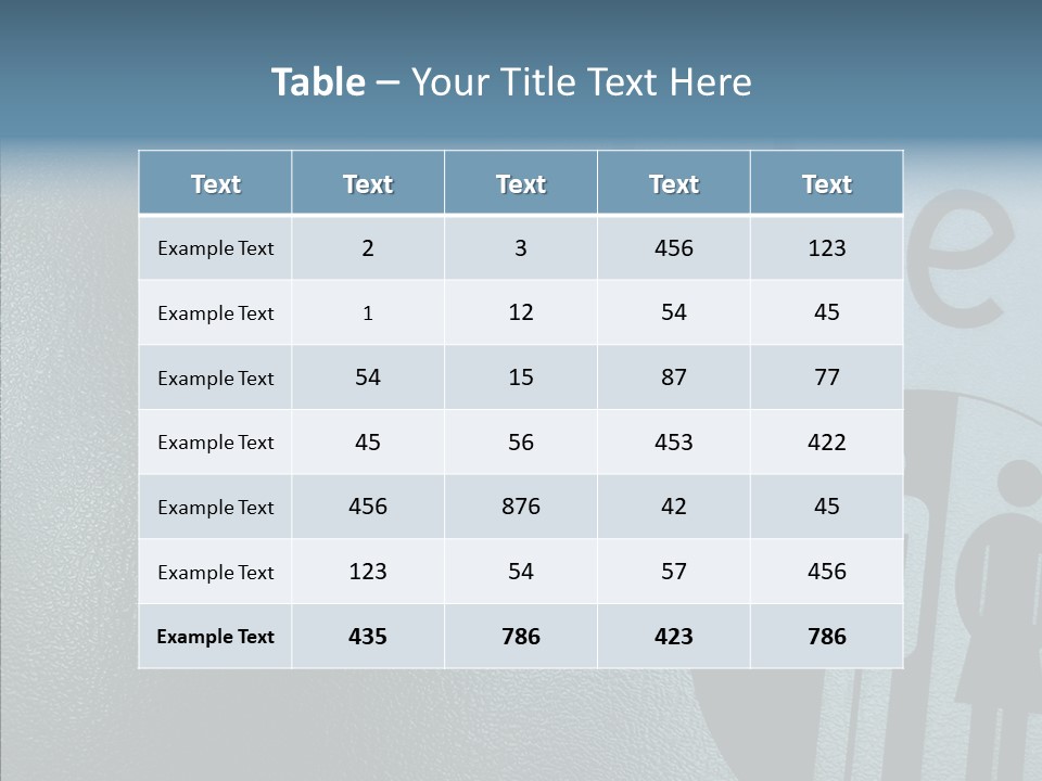 Reflection Symbol Metal PowerPoint Template