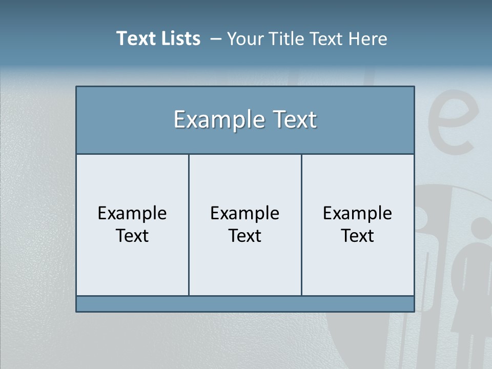 Reflection Symbol Metal PowerPoint Template