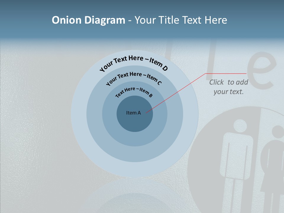 Reflection Symbol Metal PowerPoint Template