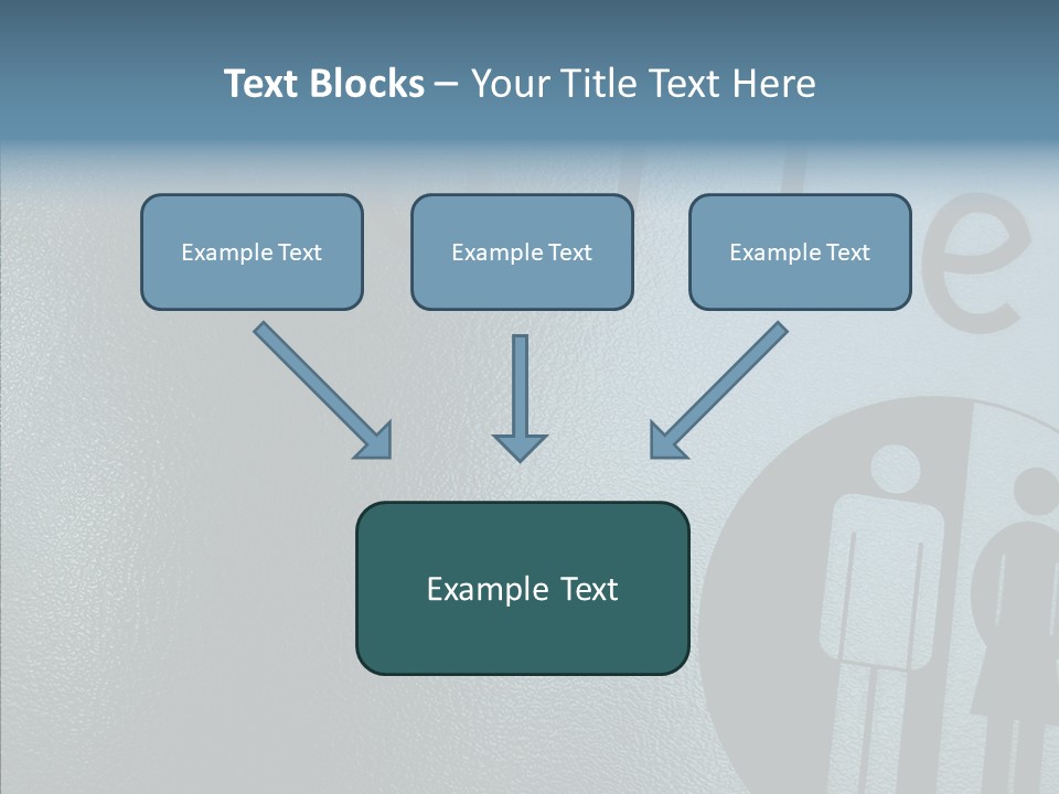 Reflection Symbol Metal PowerPoint Template