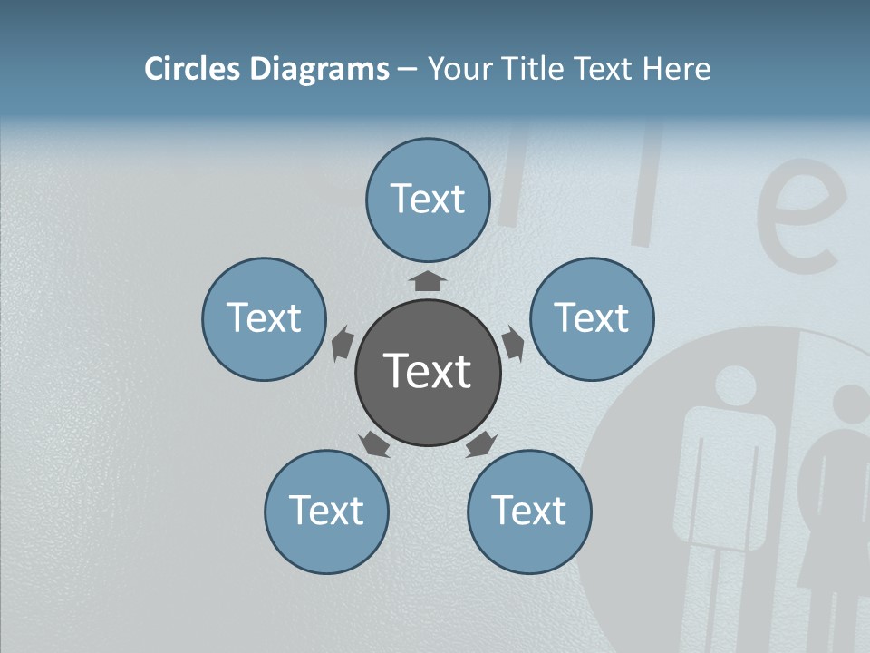 Reflection Symbol Metal PowerPoint Template