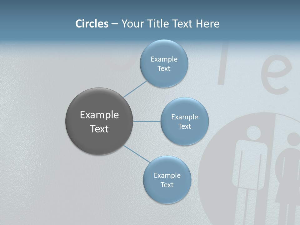 Reflection Symbol Metal PowerPoint Template