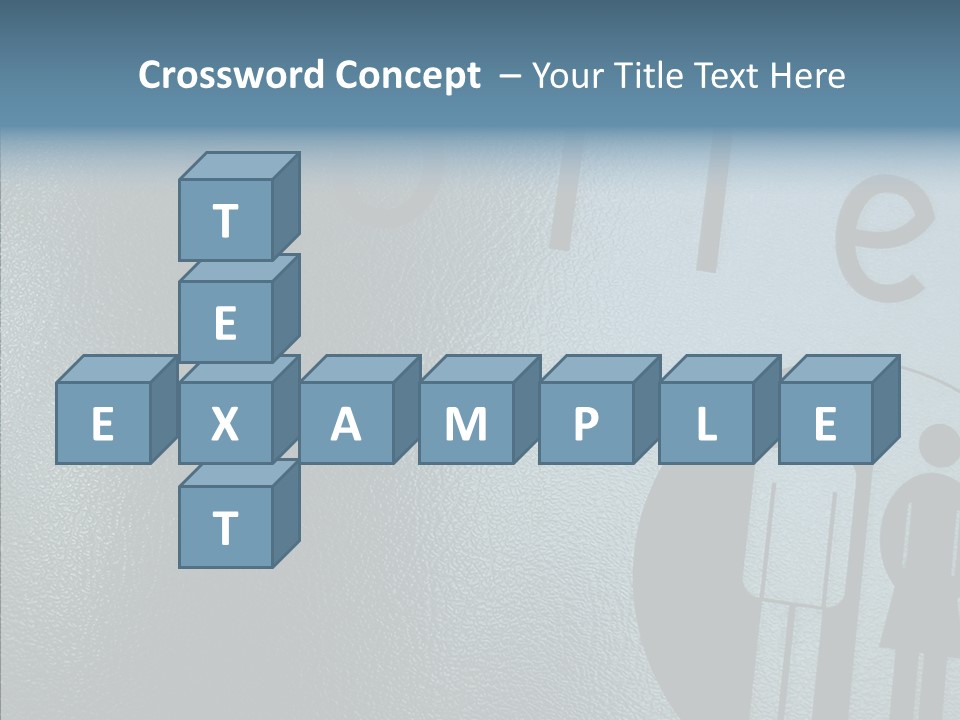 Reflection Symbol Metal PowerPoint Template