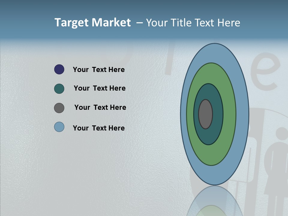 Reflection Symbol Metal PowerPoint Template