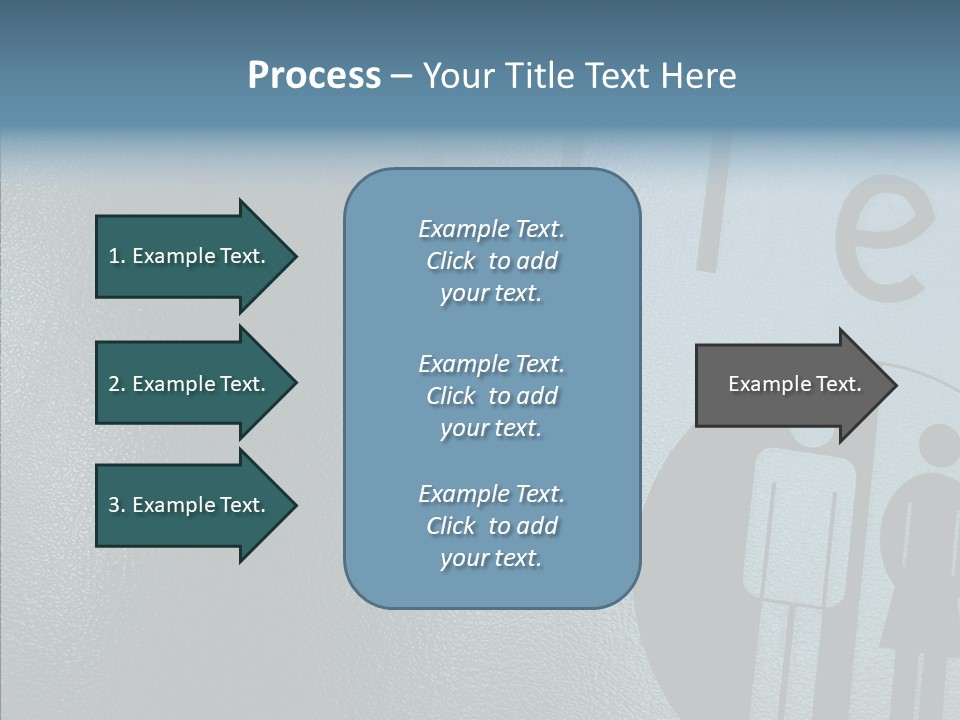 Reflection Symbol Metal PowerPoint Template