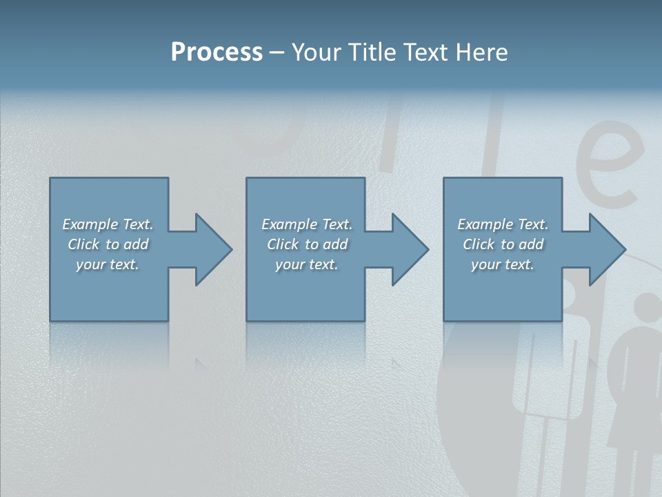 Reflection Symbol Metal PowerPoint Template