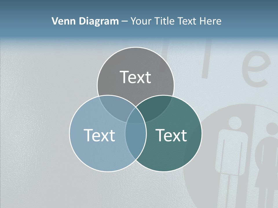 Reflection Symbol Metal PowerPoint Template