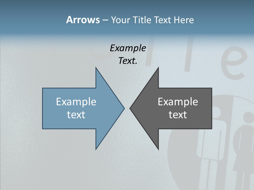 Reflection Symbol Metal PowerPoint Template