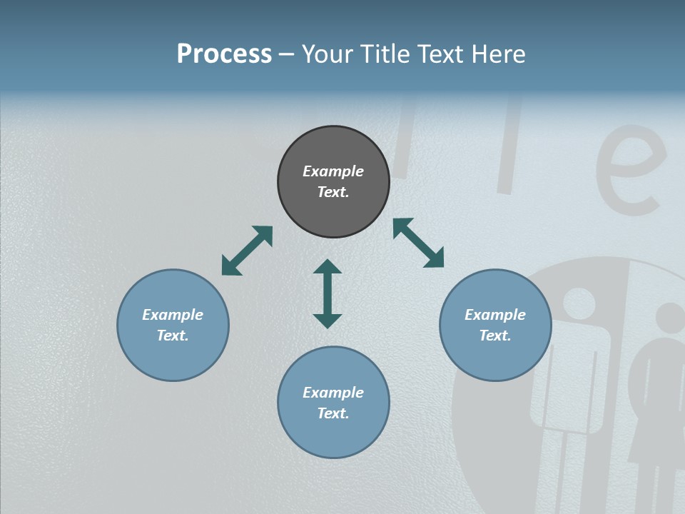 Reflection Symbol Metal PowerPoint Template