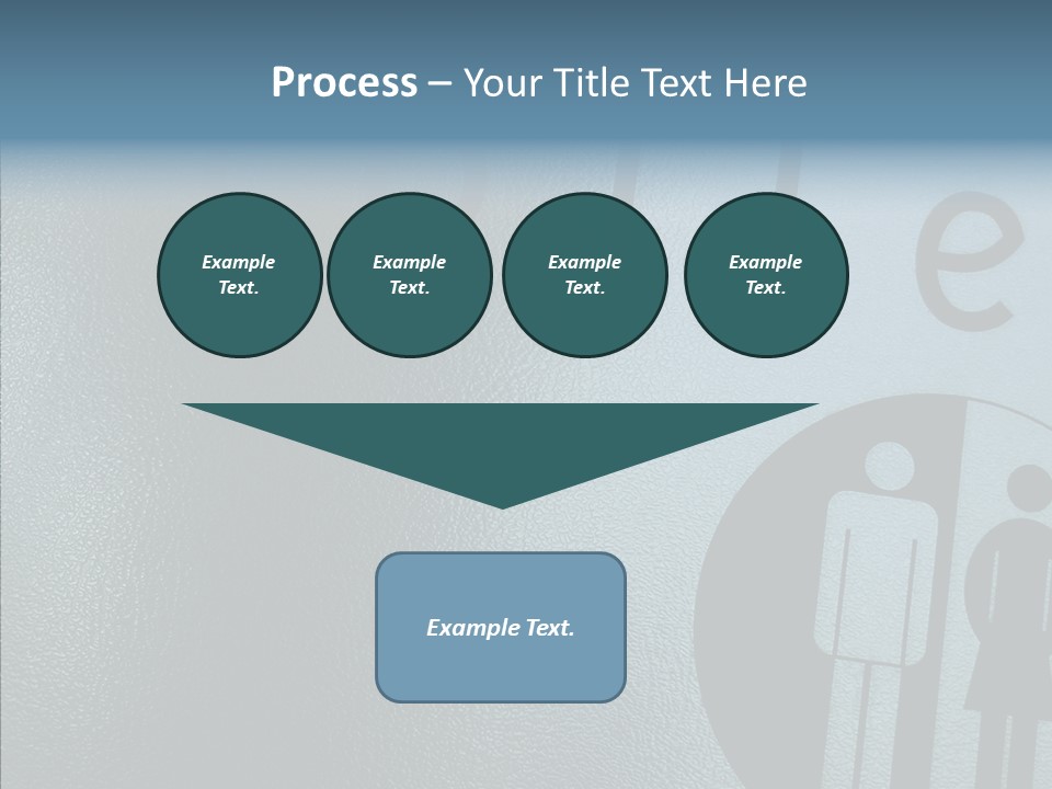 Reflection Symbol Metal PowerPoint Template