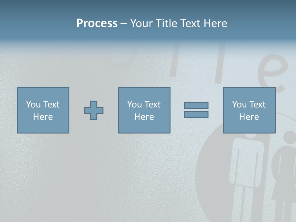 Reflection Symbol Metal PowerPoint Template