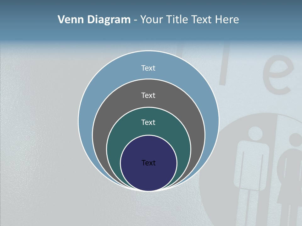 Reflection Symbol Metal PowerPoint Template