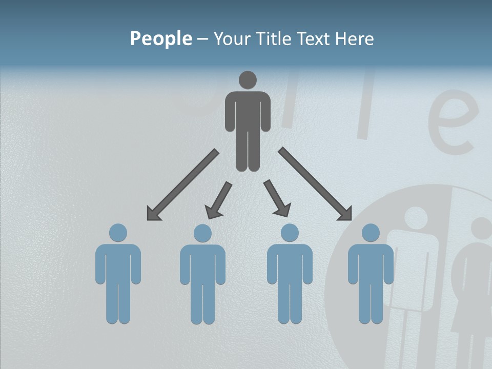 Reflection Symbol Metal PowerPoint Template