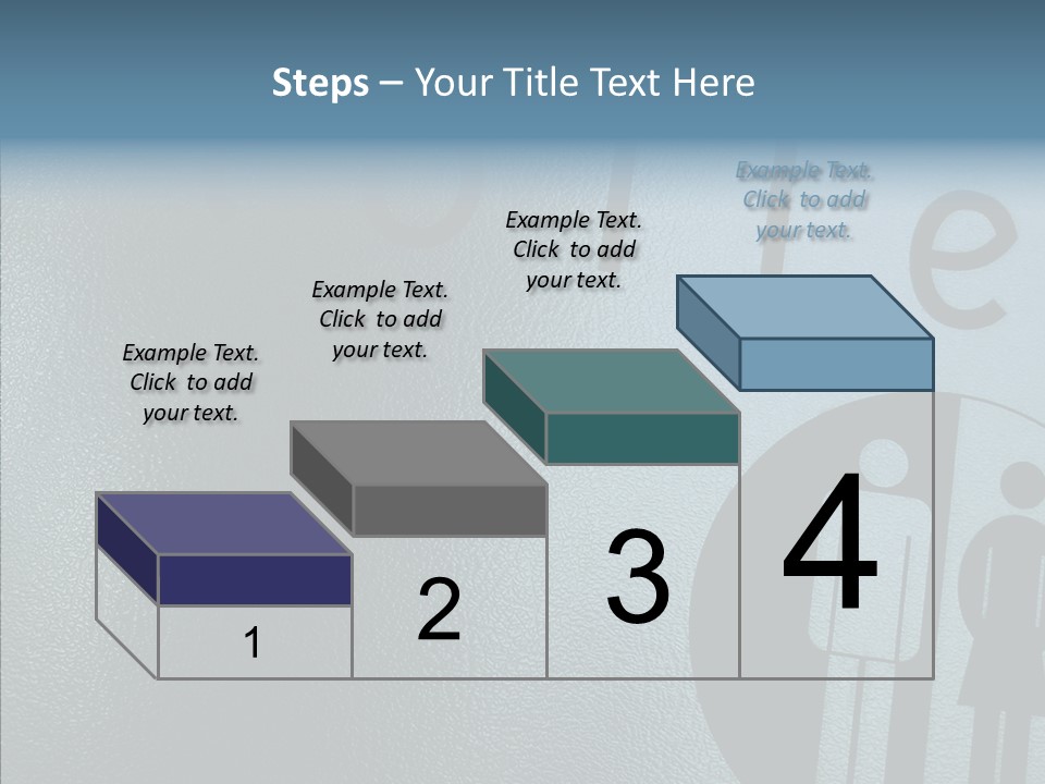 Reflection Symbol Metal PowerPoint Template