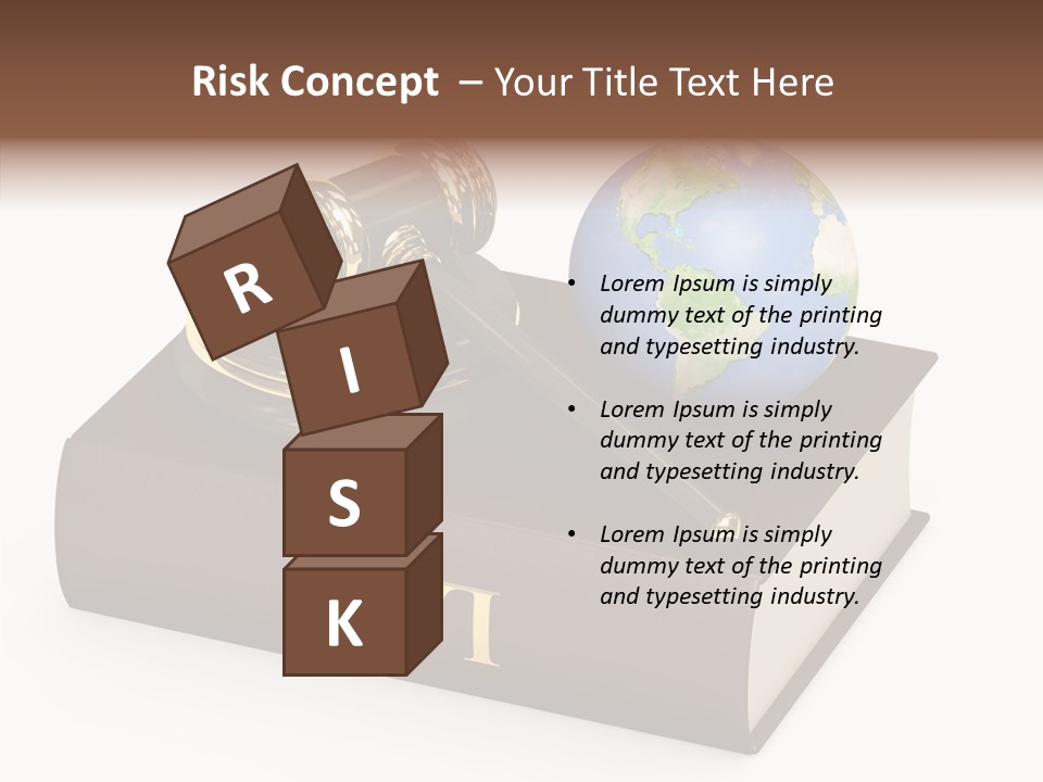 Judgement Global Estate PowerPoint Template