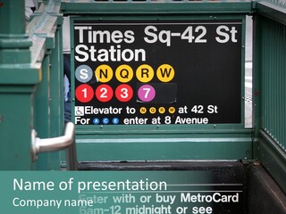 New York New Transit PowerPoint Template