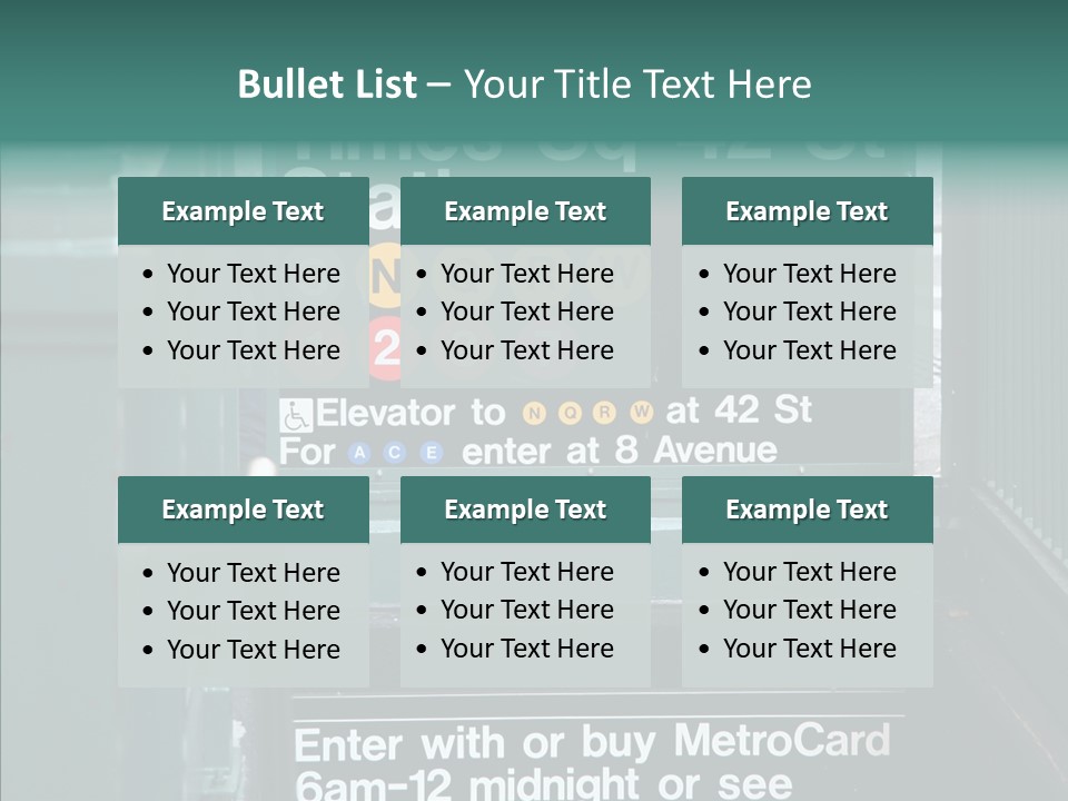 New York New Transit PowerPoint Template