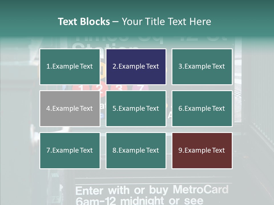 New York New Transit PowerPoint Template