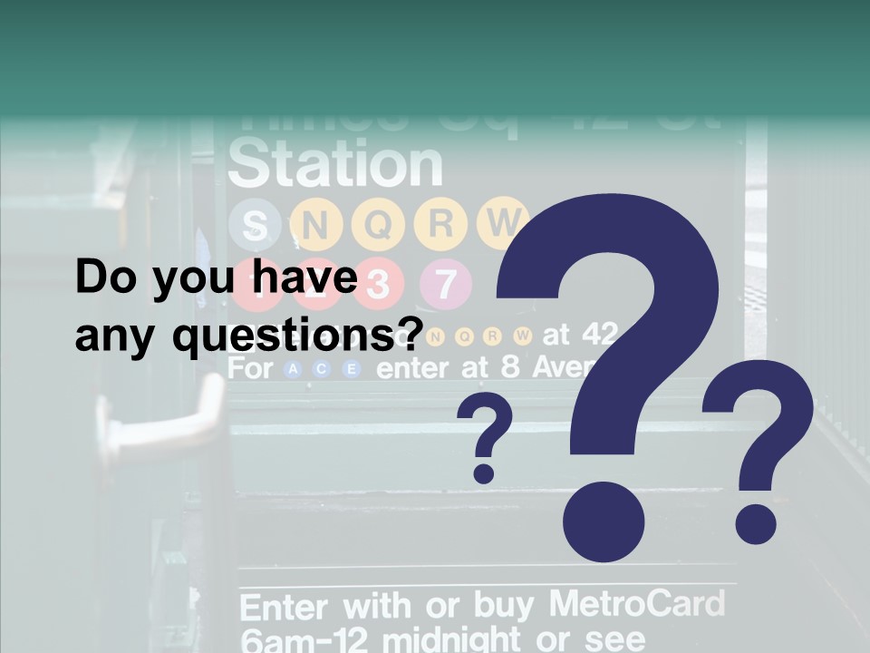 New York New Transit PowerPoint Template