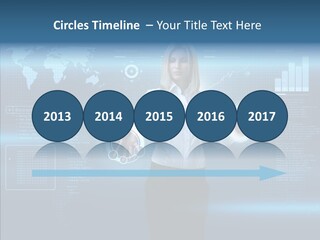 Access Office World Map PowerPoint Template