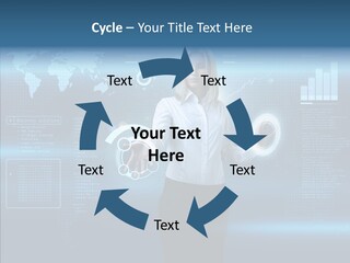 Access Office World Map PowerPoint Template