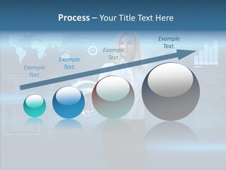 Access Office World Map PowerPoint Template