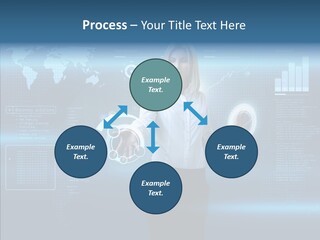 Access Office World Map PowerPoint Template
