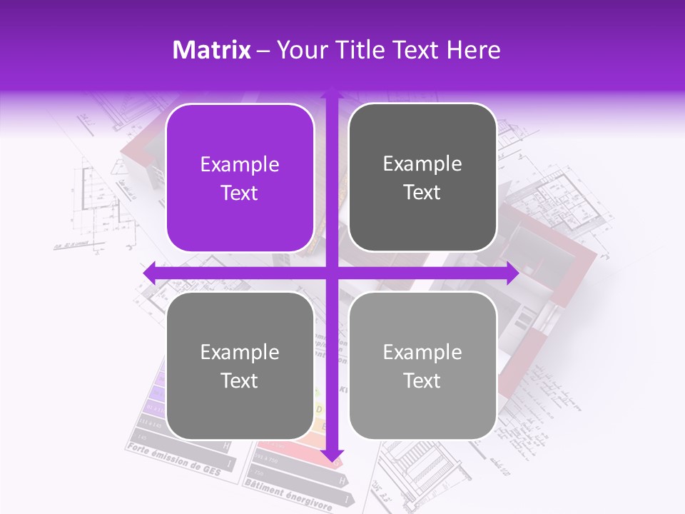 Alternative Energy Architecture Model Blueprint PowerPoint Template