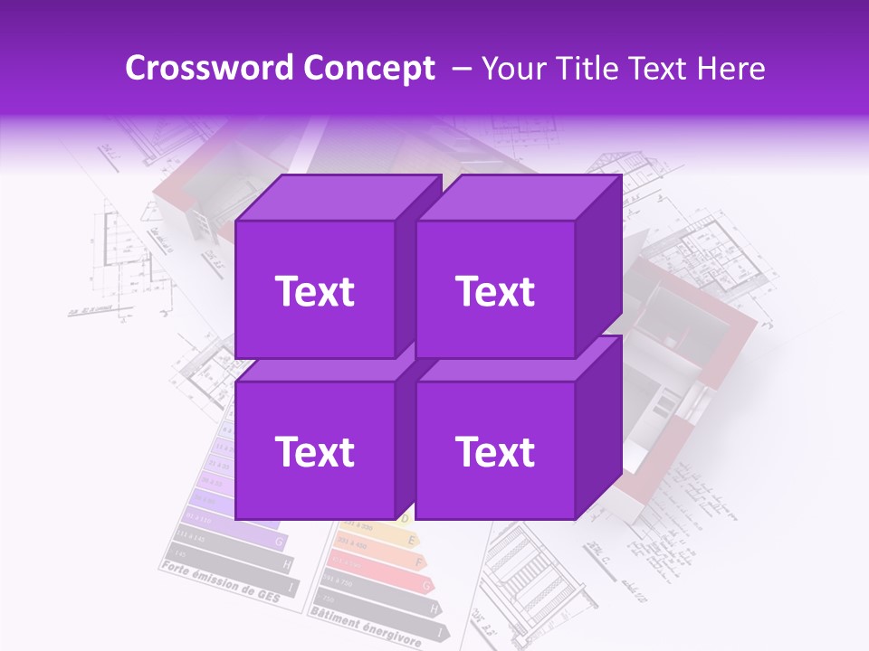 Alternative Energy Architecture Model Blueprint PowerPoint Template