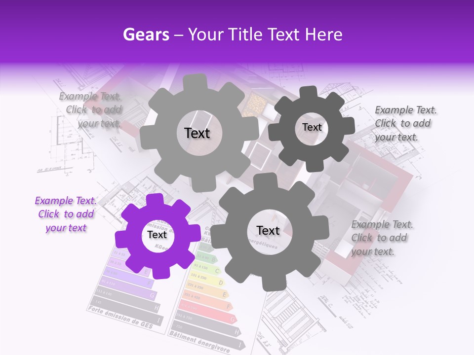 Alternative Energy Architecture Model Blueprint PowerPoint Template