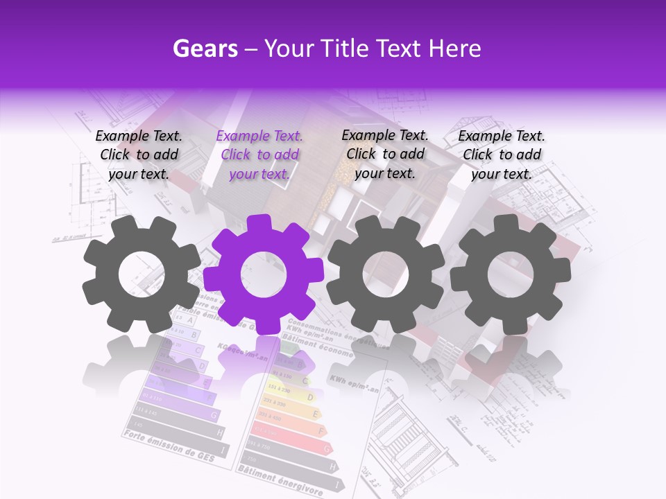 Alternative Energy Architecture Model Blueprint PowerPoint Template