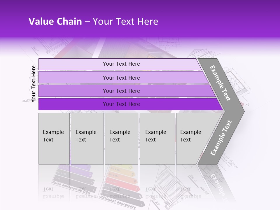 Alternative Energy Architecture Model Blueprint PowerPoint Template