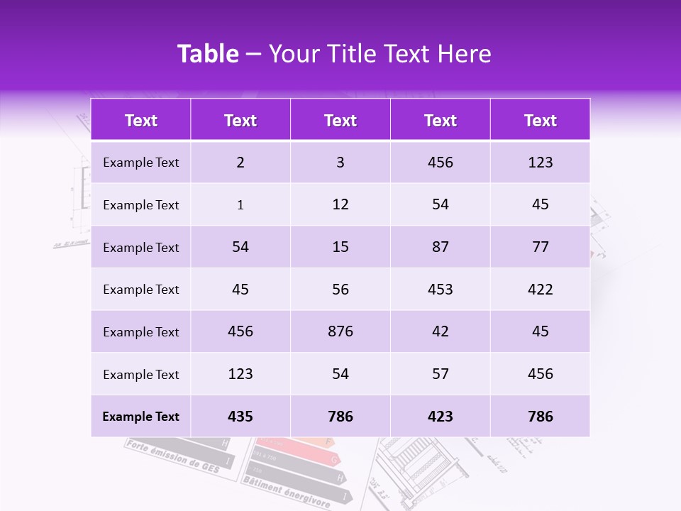 Alternative Energy Architecture Model Blueprint PowerPoint Template