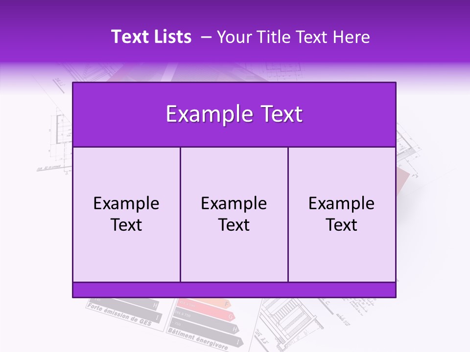 Alternative Energy Architecture Model Blueprint PowerPoint Template