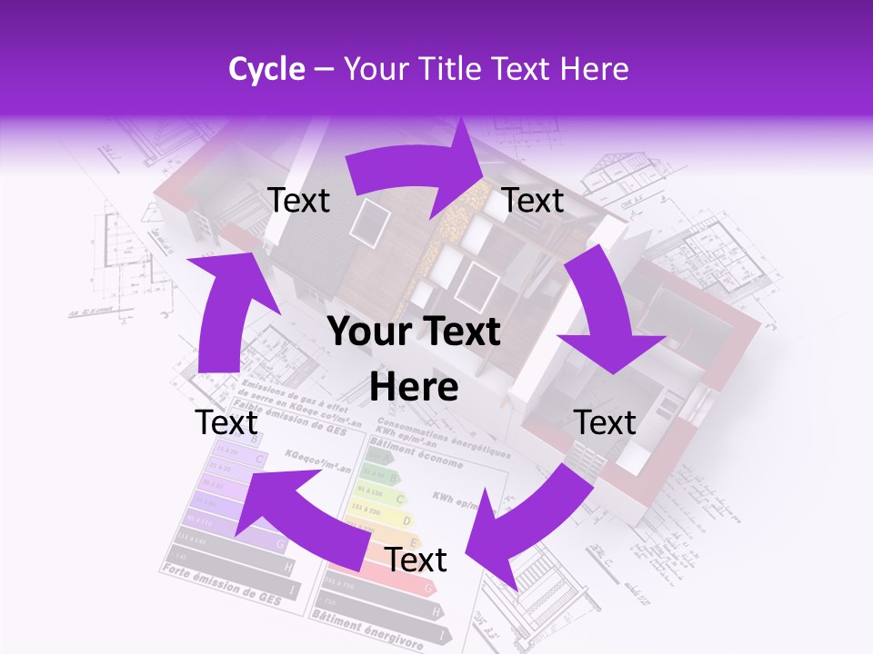 Alternative Energy Architecture Model Blueprint PowerPoint Template