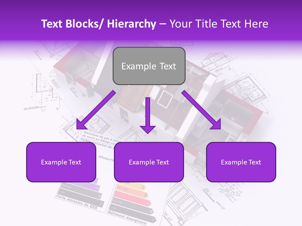 Alternative Energy Architecture Model Blueprint PowerPoint Template