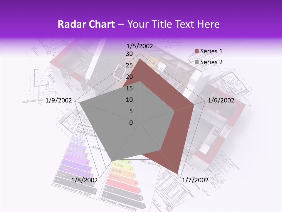 Alternative Energy Architecture Model Blueprint PowerPoint Template