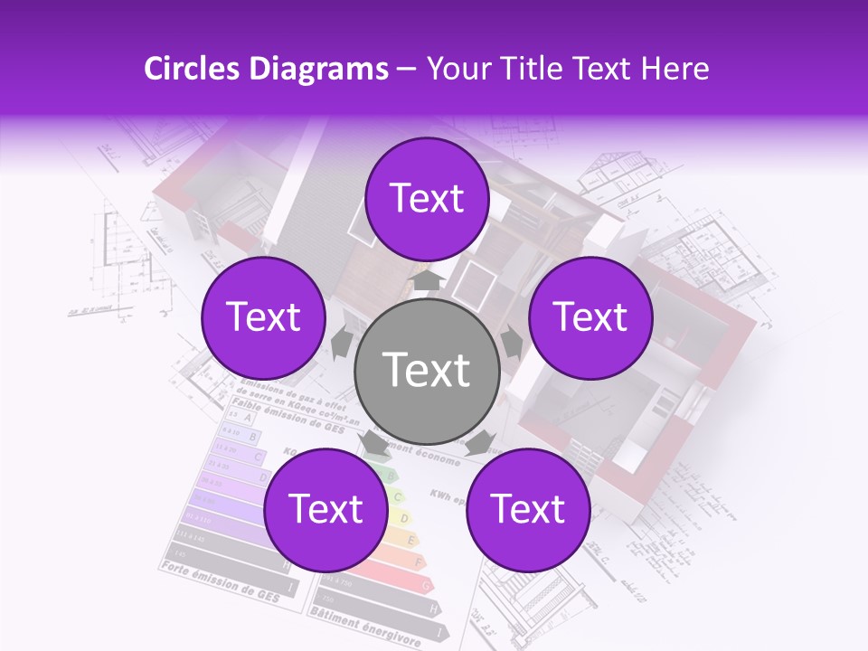 Alternative Energy Architecture Model Blueprint PowerPoint Template