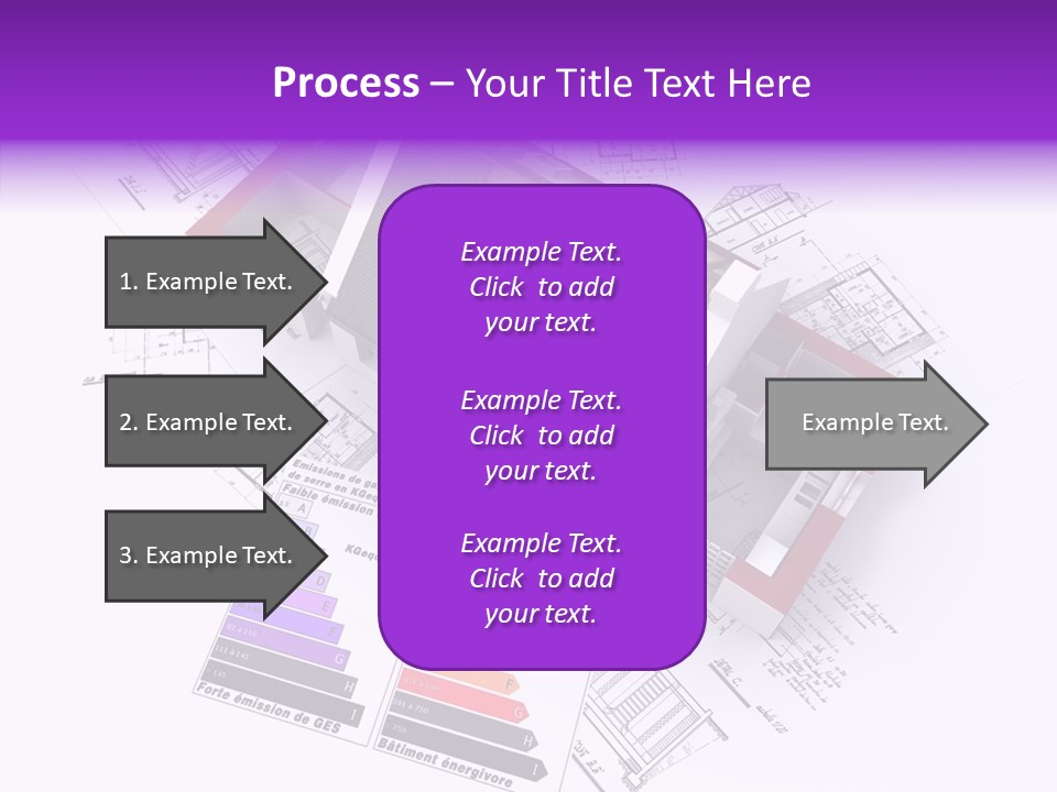 Alternative Energy Architecture Model Blueprint PowerPoint Template