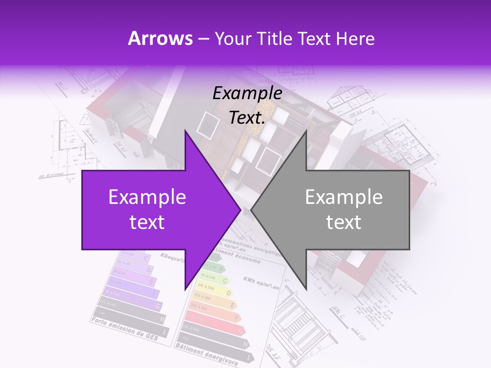 Alternative Energy Architecture Model Blueprint PowerPoint Template